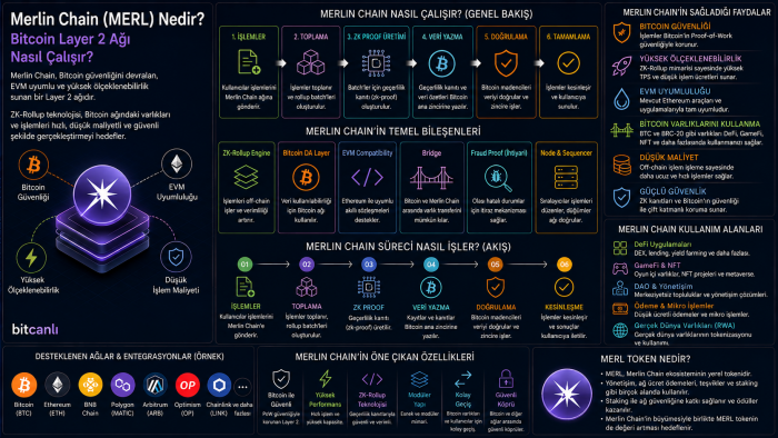 Merlin Chain (MERL) Nedir? Bitcoin Layer 2 Ağı Nasıl Çalışır?